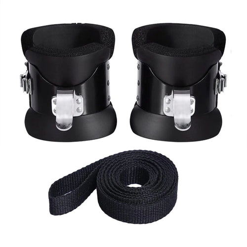 111ZUKAM Anti Gravity Inversion Boots for Abdominal Crunch Sit Up Stress Relief Core Gym Fitness Exerciser and Hooks Bar Therapy
