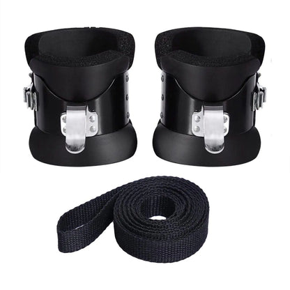 111ZUKAM Anti Gravity Inversion Boots for Abdominal Crunch Sit Up Stress Relief Core Gym Fitness Exerciser and Hooks Bar Therapy